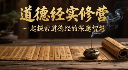 道德经实修营，一起探索道德经的深邃智慧-愿观堂学习网